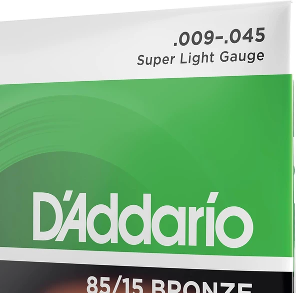 D'Addario Ez890 Akustik Gitar Tel Seti, 85/15 Bronze, Super Light - 4