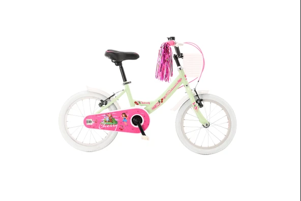 Salcano Cherry 16 Jant Çocuk Bisikleti Mint Yeşili Pembe