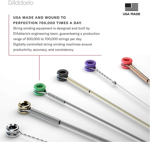 D'Addario Exl110 (3 Set) Elektro Gitar Tel Seti, Xl, 10-46, Nickel - 4