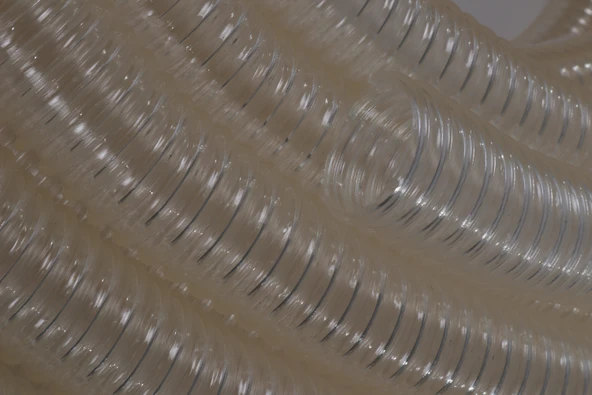 Şeffaf Spiral Lavabo Sifon Hortumu (1 - 3