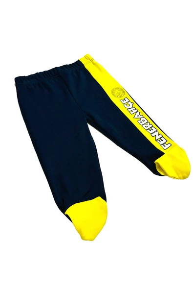 Fenerbahçe Orijinal Lisanslı Patikli Lacivert Bebek Eşofman Alt - 7