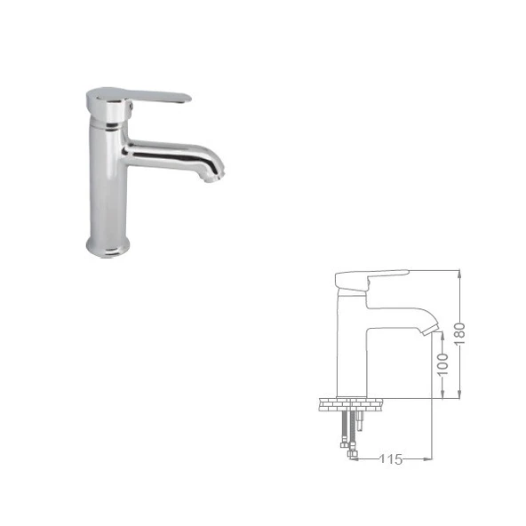 POLİSU KRİSTAL MİX LAVABO BATARYASI - Resim 2