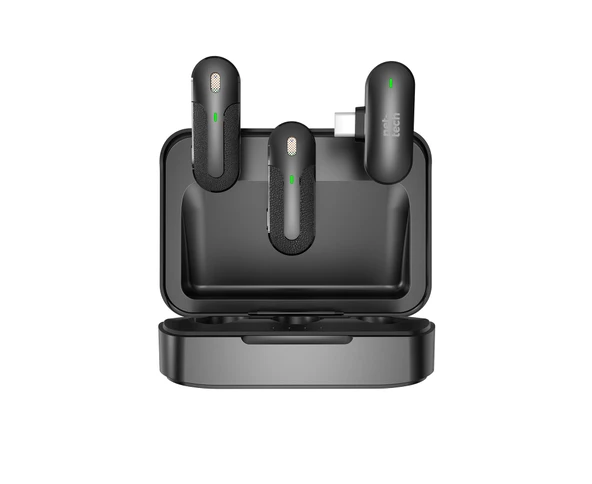 Nettech NT-0T08 Type-C Duo Wireless Mini Kablosuz Yaka Mikrofonu - 5