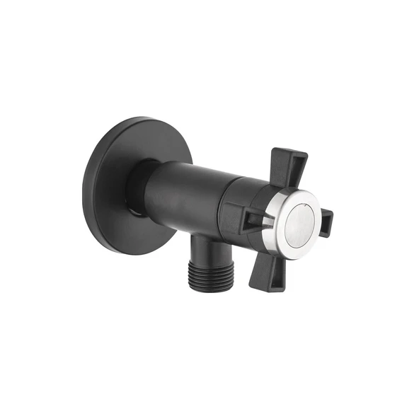 POLİSU TAHARET MUSLUĞU 1/2*3/8 (SİYAH)