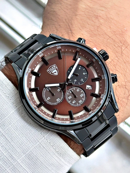 TI-615A TIGER ÇELİK ERKEK SAATİ