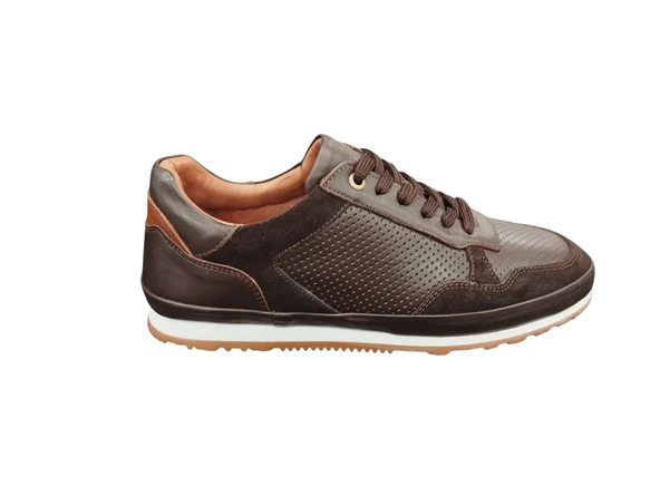 Slope 936103M İç Dış Hakiki Dana Derisi Ortopedik Erkek Günlük Casual Sneaker Ayakkabı