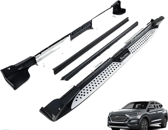 YMTRADE Hyundai Tucson Yan Basamak Koruma 2015+ Bmw Tip