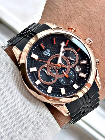 TI-623E TIGER ÇELİK ERKEK SAATİ ürün görseli