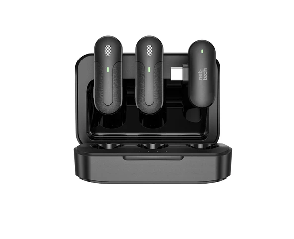 Nettech NT-0T08 Type-C Duo Wireless Mini Kablosuz Yaka Mikrofonu - 3
