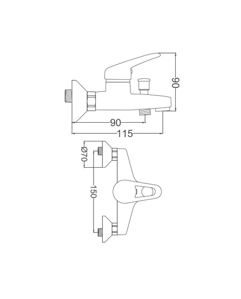 POLİSU ZÜMRÜT MİX BANYO BATARYASI - 2