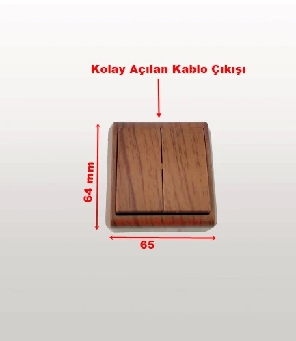 VİKO VERA MAUN SIVA ÜSTÜ KOMÜTATÖR - 2