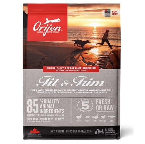 Orijen Fit & Trim Kilo Kontrolü için Tahılsız Yetişkin Köpek Maması 11.4 KG