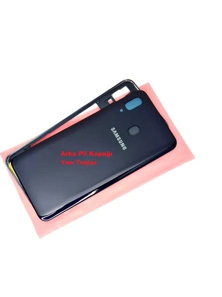 Samsung Galaxy A20 A 205 Kasa Arka Pil Batarya Kapağı - 2