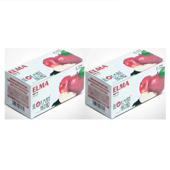 Elma Çayı 20 'Li Süzen Poşet 2Adet, Lokman Aktar