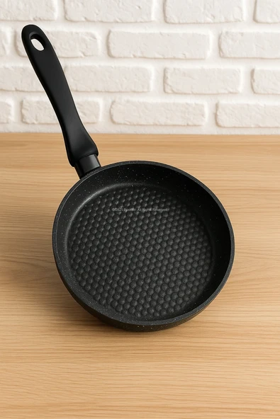 14 cm Granit Mini Sos ve Omlet Tavası - Yapışmaz, Sağlıklı, Şık ve Dayanıklı Yapı - 4