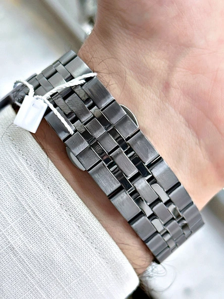 TI-619F TIGER ÇELİK ERKEK SAATİ - Resim 2