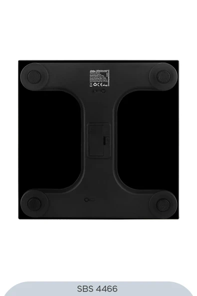 Sinbo Sbs-4466 Bluetooth Dijital Yağ Su Kas Vücut Kitle Endeksi Kilo Ölçer Tartı Baskül Siyah - 4