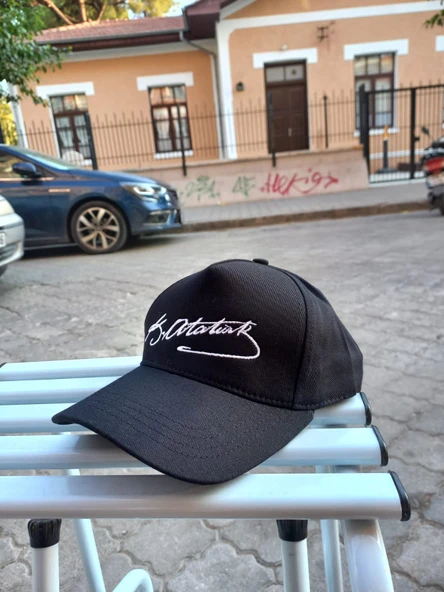 siyah atatürk şapka unisex model ayarlanabir özellikte
