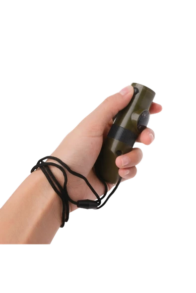 Çok Fonksiyonlu Kamp ve Deprem Acil Durum Düdüğü  Yüksek Sesli, Taşınabilir Güvenlik Ekipmanı - Resim 4