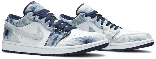 Nike Air Jordan 1 Low SE 'Washed Denim' Spor Ayakkabı - 8