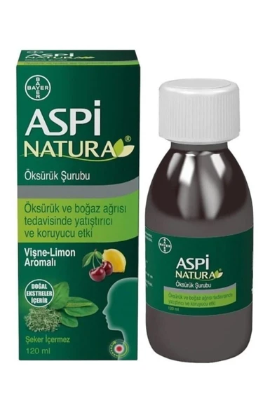 Bayer Aspi Natura Şurup 120 ml ürün görseli