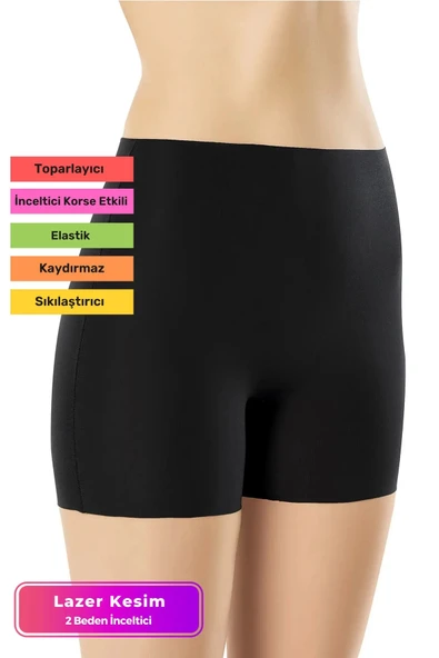 Yeni Sezon İz Göstermeyen Lazer Kesim Kaymaz Toparlayıcı Şekillendirici Yüksek Bel Kadın Korse