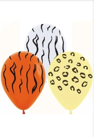 SAFARİ BASKILI BALON 10 ADET - Resim 2