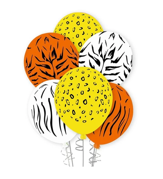 SAFARİ BASKILI BALON 10 ADET ürün görseli 1