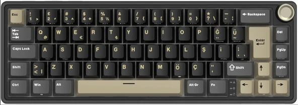 Royal Kludge R65 Phantom RGB Türkçe Kablolu Gaming Klavye - 4