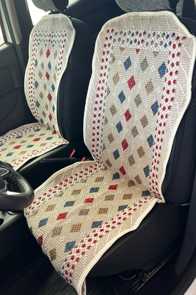 Oto Koltuk Kılıf Kilim 3 Parça Set Terletmez Jüt İplik Dokuma Universal