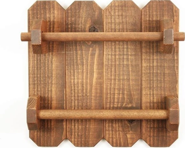 KUZELA Ahşap Çit Duvar Havluluk