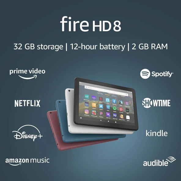 Amazon Fire Hd 8 64 Gb Tablet Mavi - 2