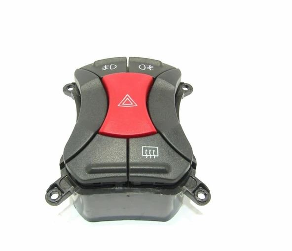 FİAT DOBLO DÖRTLÜ FLAŞÖR SİNYAL SİS DÜĞMESİ ANAHTARI PANELİ 2001-2010 ürün görseli 1