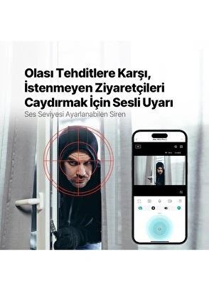 Ttec Wizi Pro 2 Full HD 360° Tak Çalıştır Wi-Fi Akıllı Kamera - Resim 7