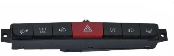 FİAT DOBLO III 3 DÖRTLÜ DÜĞME ANAHTAR PANELİ GRUBU - 2