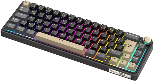 Royal Kludge R65 Phantom RGB Türkçe Kablolu Gaming Klavye - 7