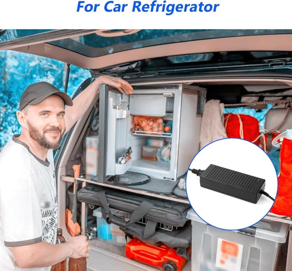 ICECO Oto Buzdolabı İçin Çakmak Adaptörü Araç Çakmaklık Çevirici Ev,Ofis Tipi Çevirici Adaptör120W/10A/12Volt - 5