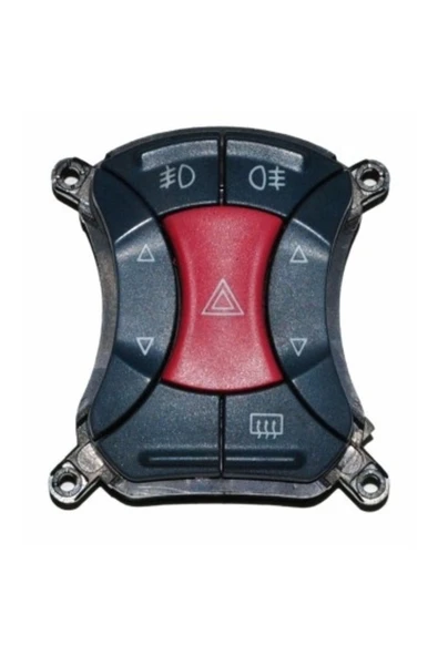 FİAT DOBLO CAM AÇMA DÜĞMESİ ANAHTARI DÖRTLÜ SİNYAL DÜĞMESİ PANELİ 2001-2007 - Resim 2