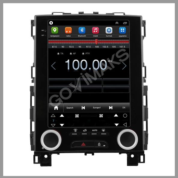 RENAULT MEGANE 4 UYUMLUTESLA 2016-2023 6 GB RAM 128 GB HAFIZA ANDROID MULTIMEDIA TEYP - Resim 8