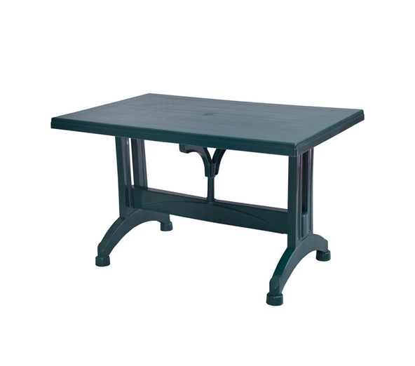Omnipazar MT-GF212 Prima Ancora Plastik Dikdörtgen Bahçe Balkon Masa 75x120 cm