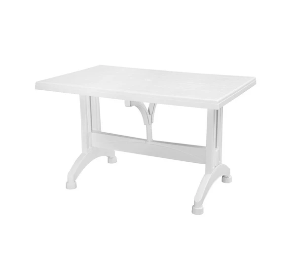 Omnipazar MT-GF212 Prima Ancora Plastik Dikdörtgen Bahçe Balkon Masa 75x120 cm - 3