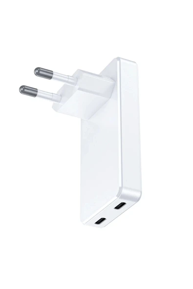 Hepu Hp-C33 Yeni Nesil 45W GAN 2 x Typ-C PD Şarj Adaptörü - 4