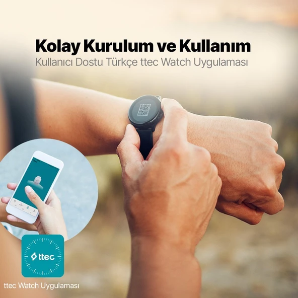 Ttec Tempus Pro 36MM Amoled Ekranlı Yuvarlak Alüminyum Kasa Akıllı Saat - Resim 12