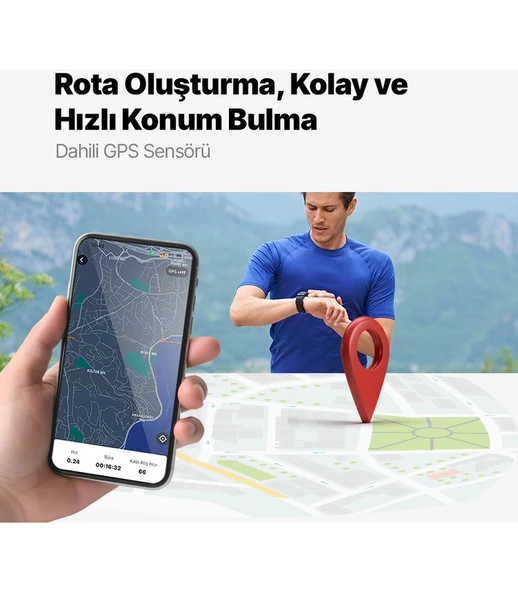 Ttec Tempus Pro 36MM Amoled Ekranlı Yuvarlak Alüminyum Kasa Akıllı Saat - Resim 8