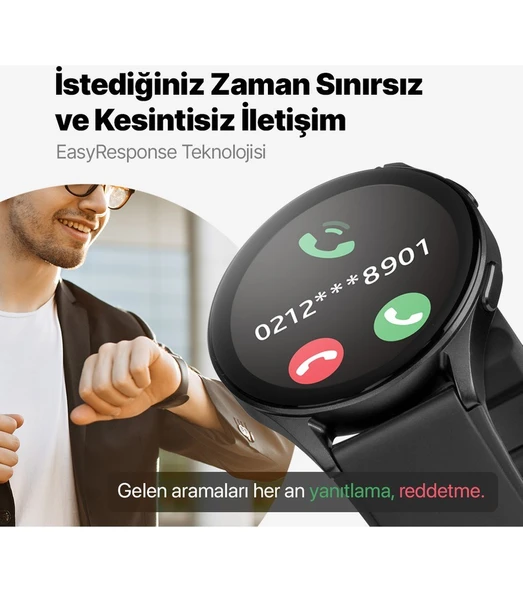 Ttec Tempus Pro 36MM Amoled Ekranlı Yuvarlak Alüminyum Kasa Akıllı Saat - Resim 5