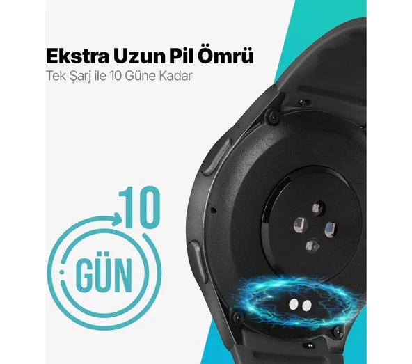 Ttec Tempus Pro 36MM Amoled Ekranlı Yuvarlak Alüminyum Kasa Akıllı Saat - Resim 11