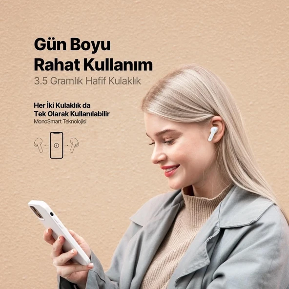 Ttec Airbeat Snap Gerçek Kablosuz Tws Bluetooth Kulaklık - 5