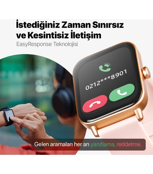 Ttec Tempus 46MM Tft Ekranlı Dikdörtgen Kasa Akıllı Saat - Resim 11