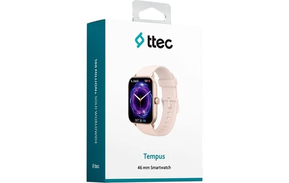 Ttec Tempus 46MM Tft Ekranlı Dikdörtgen Kasa Akıllı Saat - Resim 12