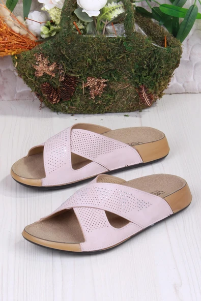 Fort 223808 Pudra Rahat Esnek Anatomik Kadın Terlik - Resim 3